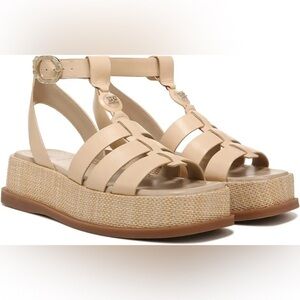 NWT Sam Edelman Naima Platform Sandals- Bleached Wheat Size 8.5 MSRP $160